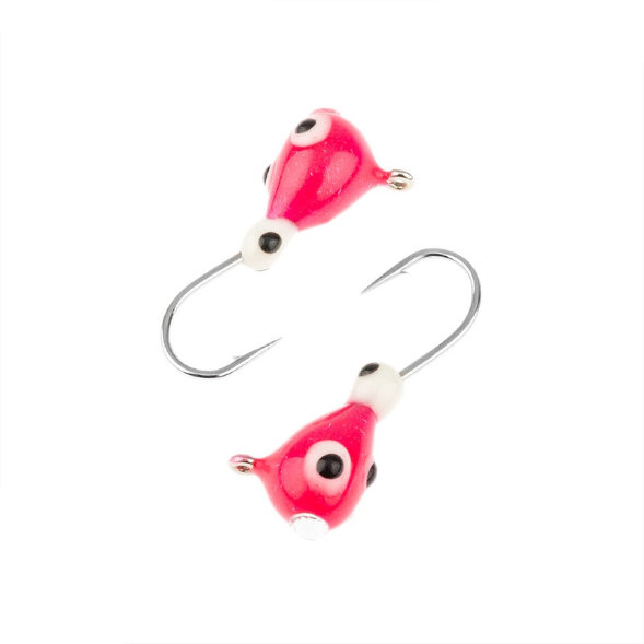 Мормышка вольфрамовая Spider Капля с ушком краш. MW-SP-1140-282P обмаз. с камнем