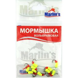 Мормышка вольфрамовая Marlin's Мураш №2 лимон 7302-666