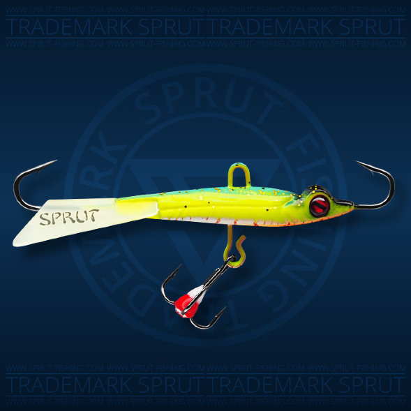 Балансир рыболовный для зимней рыбалки Sprut Garuto №5 9г 55мм LB-UV