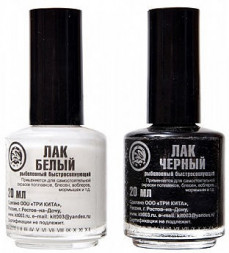 Лак черный Три кита
