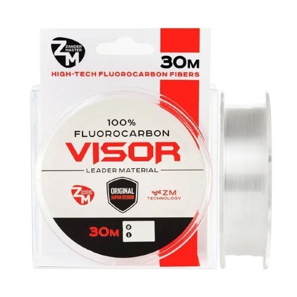 Леска ZanderMaster Vizor Fluorocarbon 0.331 30м