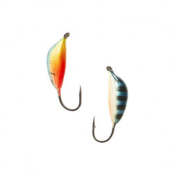 Мормышка вольфрамовая Lumicom Банан с ушком Ф3 покраска 302