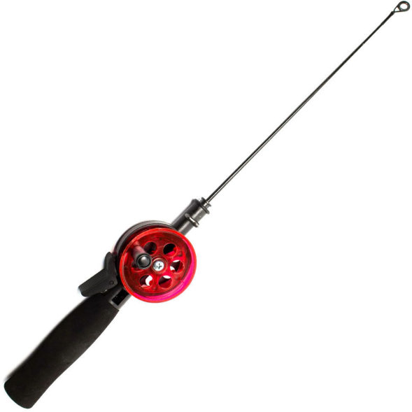 Удочка зимняя CONDOR YL-202, средняя катушка, неопреновая ручка, тонкий шестик