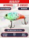 Воблер KYODA S-SMURF MINNOW-38F, длина 38 мм, вес 4  гр, цвет P1643 заглубление 0 - 0,5 м.