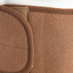 Пояс валяный Eurowool р - 48, 100% верблюжей шерсти на липучке