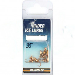 Мормышка вольфрамовая Lumicom Паденка с ушком Ф4 медь