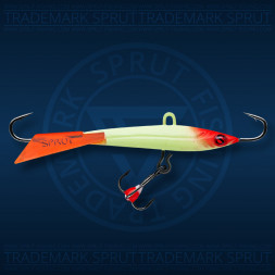 Балансир рыболовный для зимней рыбалки Sprut Hiko №7 18г 70мм LM-UV+тр. с ф/к