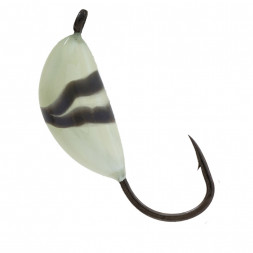 Мормышка вольфрамовая Lumicom Банан с ушком Ф5 обмазка винт PBL, цена за 1 шт.