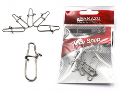 Карабин Namazu NICE SNAP, цв. BN, р. 0, test-14 кг уп.10 шт