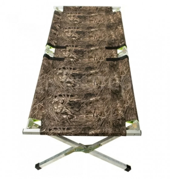 Раскладушка Медведь 190 алюминиевая утепленная